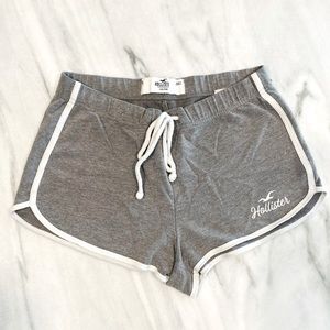 Hollister gray sweat style shorts
